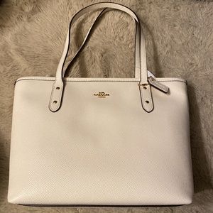 Gorgeous white Coach bag